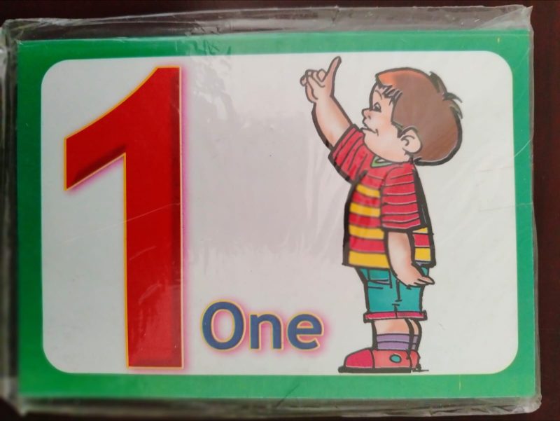 كروت تعلم الأرقام الإنجليزية للأطفال