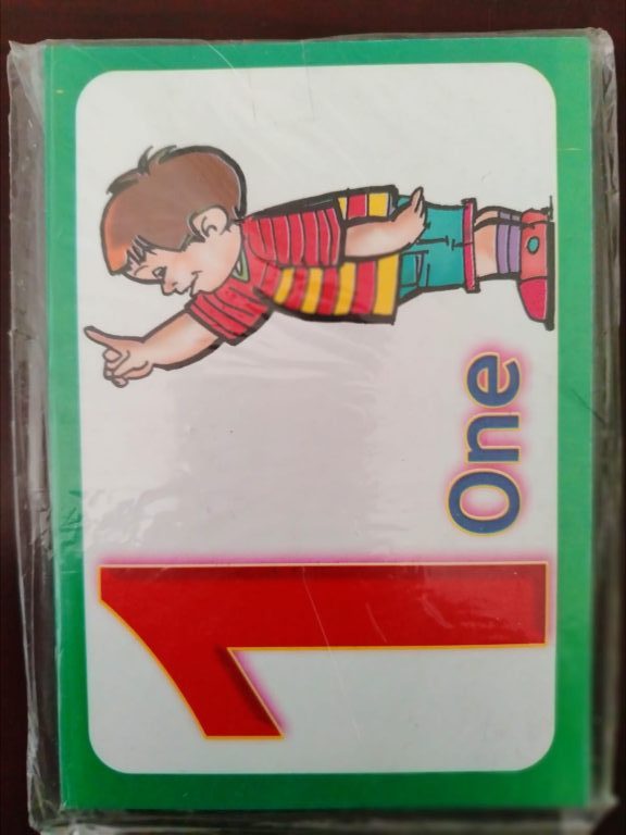 كروت تعلم الأرقام الإنجليزية للأطفال